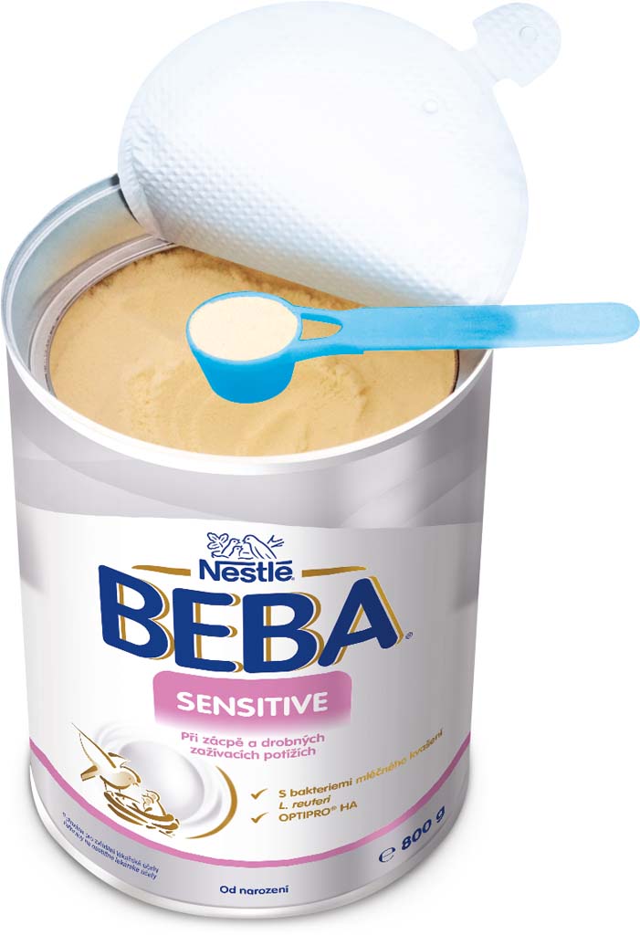 BEBA SENSITIVE 800 g – dojčenské mlieko pri zažívacích problémoch