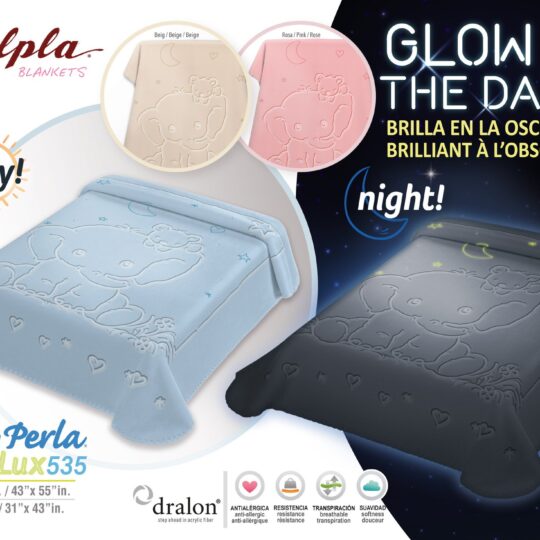 Belpla Baby perla gold deka, 535, 80×110, svietiaca, béžová