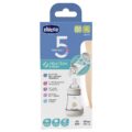 CHICCO Fľaša dojčenská Perfect 5 silikón 150 ml neutral