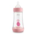 CHICCO Fľaša dojčenská Perfect 5 silikón 240 ml dievča