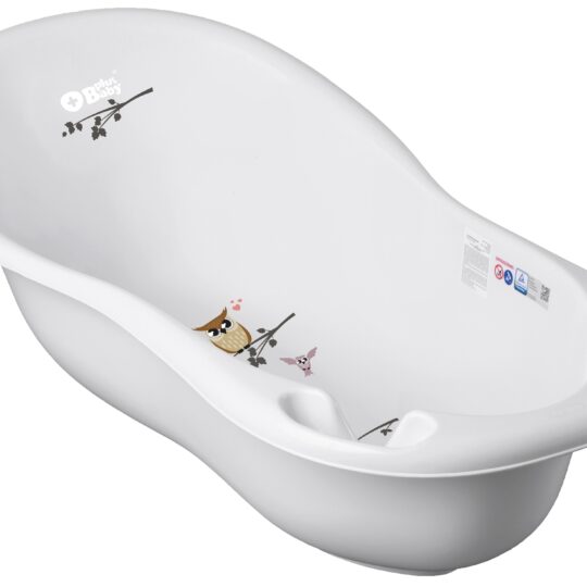 TEGA BABY Plus Baby Vanička veľká 102cm Sovička, šedá