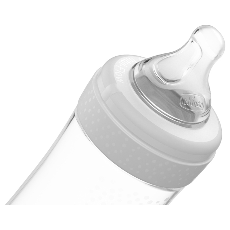 CHICCO Fľaša dojčenská Perfect 5 silikón 300 ml neutral