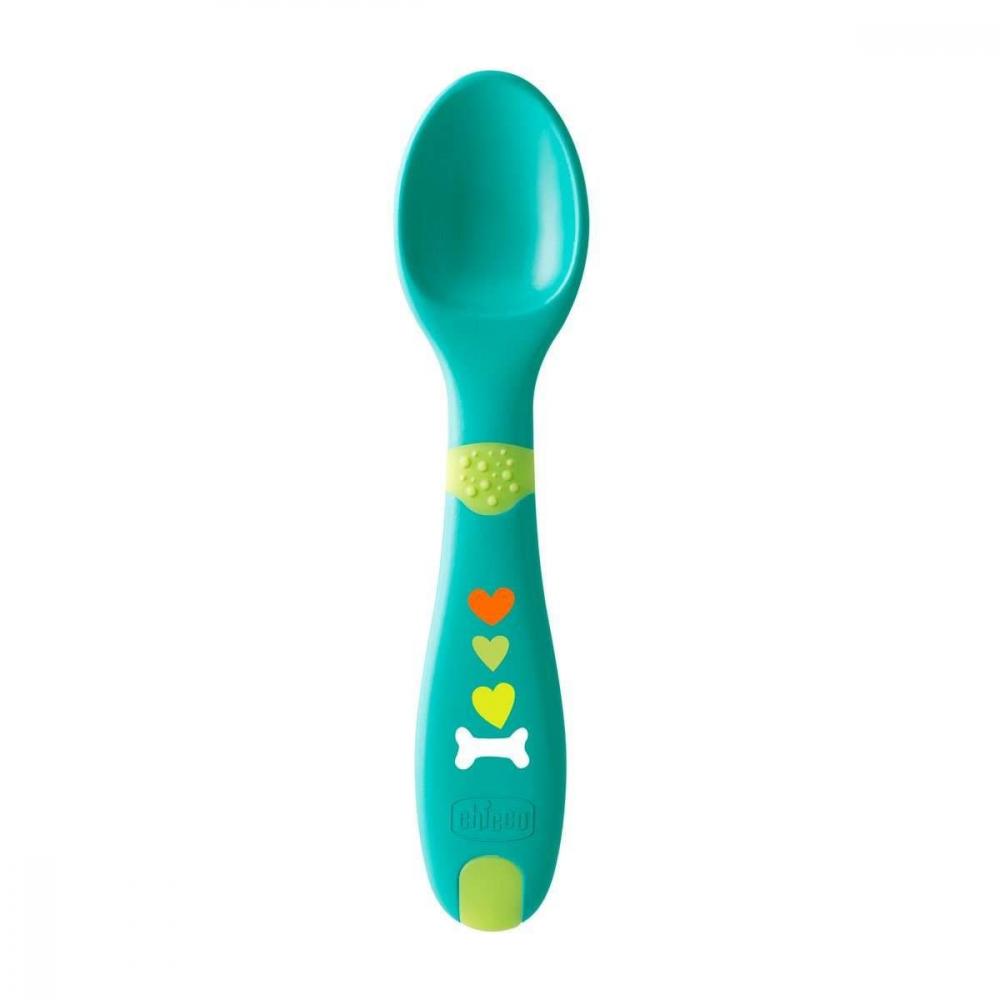 CHICCO Lyžička/vidlička plast 12m+
