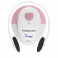 AngelSouns JPD 100S Prenatálny odposluch, biela/ružová