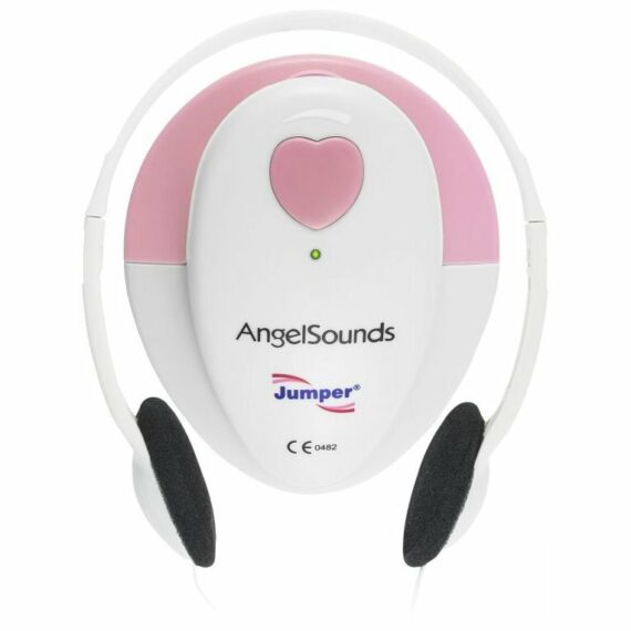 AngelSouns JPD 100S Prenatálny odposluch, biela/ružová