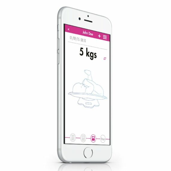 Visiomed BEWELL CONNECT MyBabyScale BW-SCB1 Inteligentná dojčenská váha