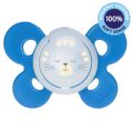 CHICCO Cumlík Physio Comfort silikón nočný 16-36m chlapec – macko 1 ks