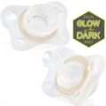 CHICCO Cumlík Physio Mini Soft celosilikónový nočný 2-6m neutral 2 ks