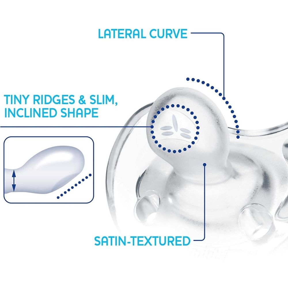 CHICCO Cumlík Physio Soft celosilikónový 0-6m