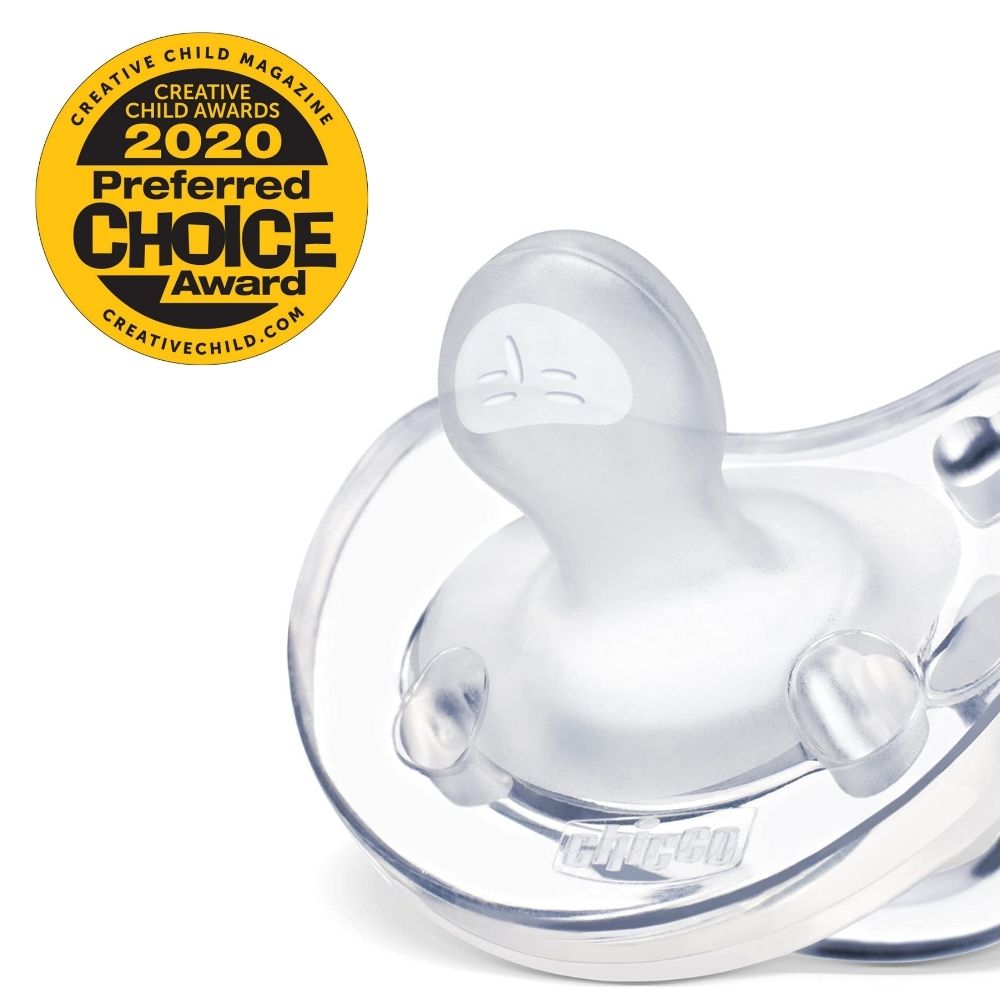 CHICCO Cumlík Physio Soft celosilikónový 0-6m