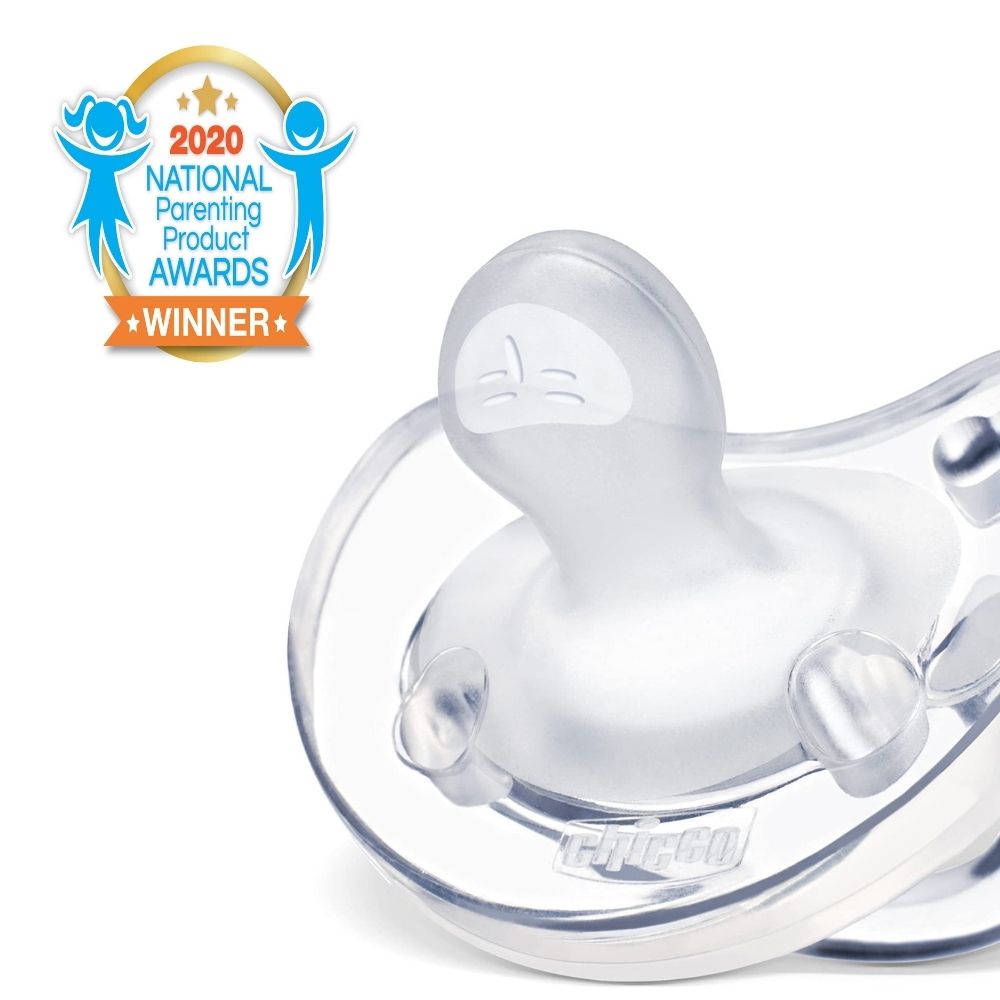 CHICCO Cumlík Physio Soft celosilikónový 16-36m dievča