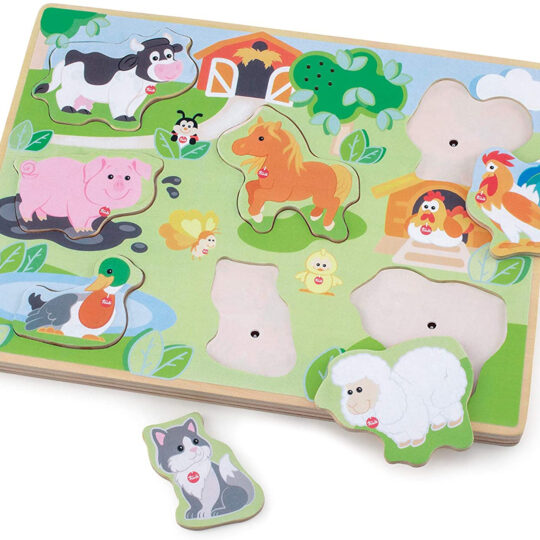 SEVI Puzzle s melódiou Farma, od 1r+