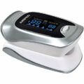 JUMPER JPD-500F pulzný oxymeter s obrazovkou OLED a Bluetooth, strieborný
