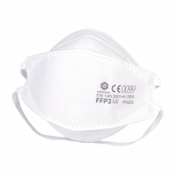 BMSS Certifikovaná polomaska  FFP3 225 EN149: 2001, 5 vrstiev bez ventilu, 40ks (20x 2ks)