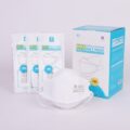 BMSS Certifikovaná polomaska  FFP3 225 EN149: 2001, 5 vrstiev bez ventilu, 40ks (20x 2ks)