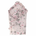 YOSOY Detská perinka zo 100 % bambusu, 75×75 cm, FLOWERS ON THE BEIGE