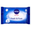NIVEA Baby Fresh&Pure 63 ks – vlhčené obrúsky