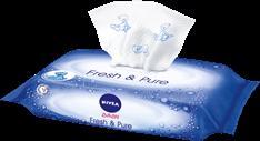 NIVEA Baby Fresh&Pure 63 ks – vlhčené obrúsky