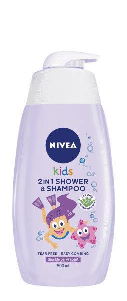 NIVEA BABY NIVEA Detský sprchový gél GIRL 500ml