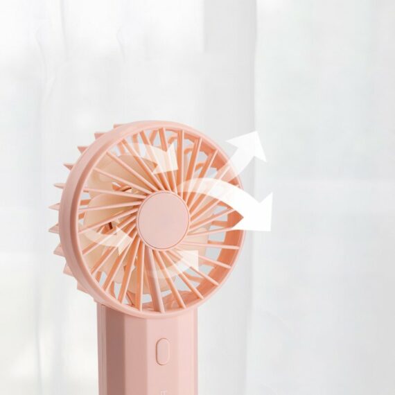 VITAMMY Dream dual, USB mini stolný ventilátor, ružový