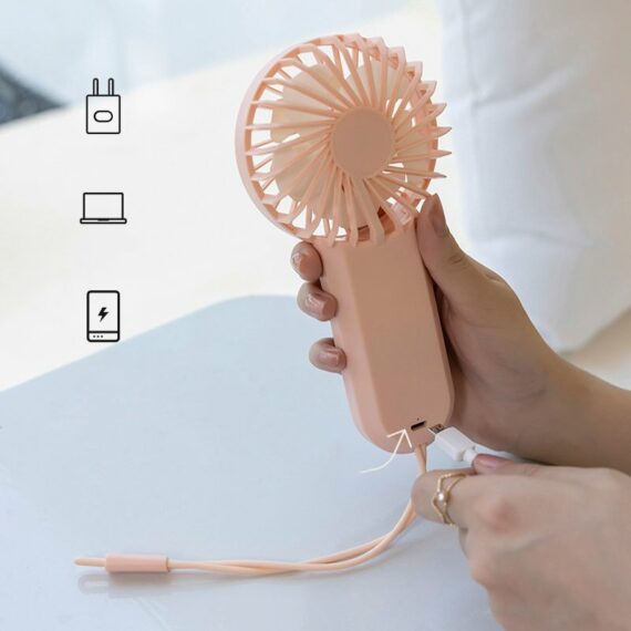 VITAMMY Dream dual, USB mini stolný ventilátor, ružový