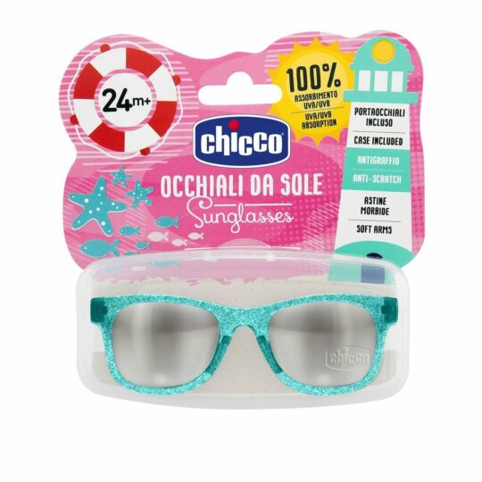 Chicco Slnečné okuliare  MY/21, tyrkysová – glitter, od 24m+