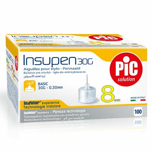 PIC Insupen 30g, Ihly na inzulínové pero 0,30 x 8mm, 100ks