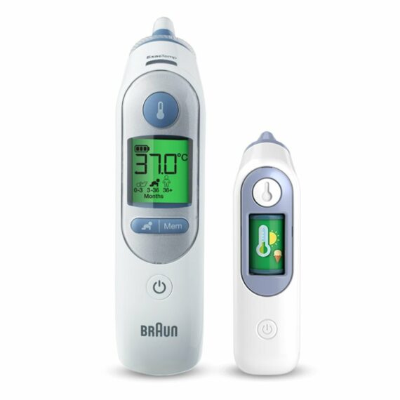 BRAUN ThermoScan 7 IRT6520 ušný teplomer "AGE Precision" s hračkou IRT6520NOEEGP1, biely