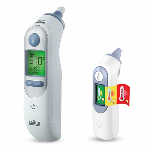 BRAUN ThermoScan 7 IRT6520 ušný teplomer "AGE Precision" s hračkou IRT6520NOEEGP1, biely