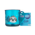 CANPOL BABIES Hrnček protišmykový Exotic animals - tyrkysový, 170 ml