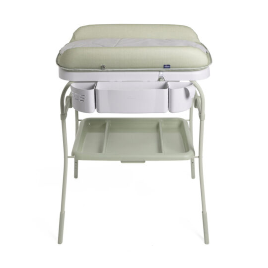 CHICCO Stolík prebaľovací s vaničkou Cuddle & Bubble - Oasis 0m+, do 11kg