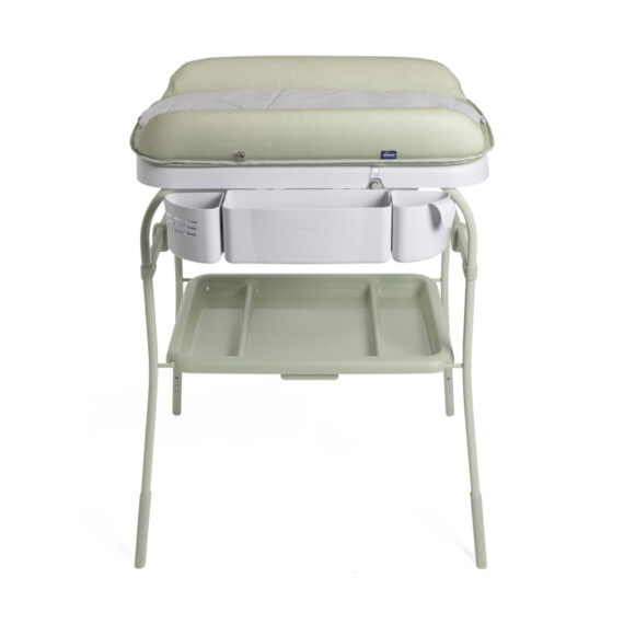 CHICCO Stolík prebaľovací s vaničkou Cuddle & Bubble - Oasis 0m+, do 11kg