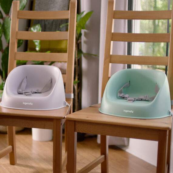 INGENUITY Podsedák na jedálenskú stoličku My Spot™ Teal 6m+, do 15kg