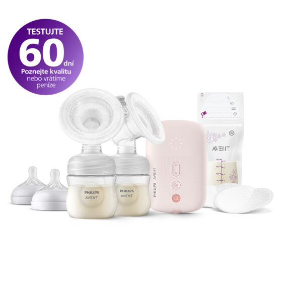 Philips AVENT Odsávačka materského mlieka elektrická DUO SCF397/31+Darček