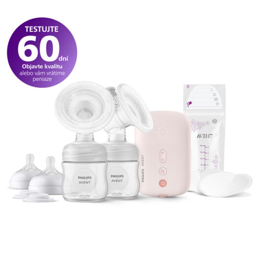 Philips AVENT Odsávačka materského mlieka elektrická DUO SCF397/31+Darček