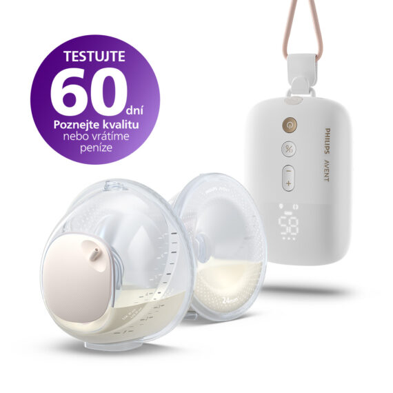 Philips AVENT Odsávačka materského mlieka elektrická Hands-Free DUO Premium Plus SCF532/11+Darček