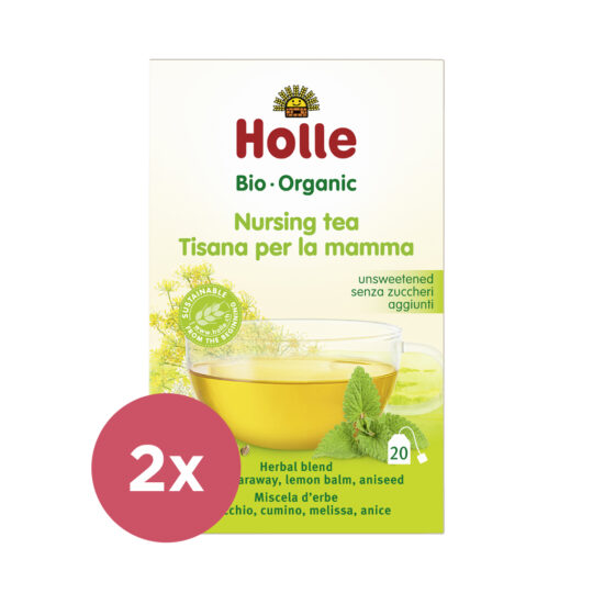 2x HOLLE Bio čaj pre dojčiace mamičky, 30 g