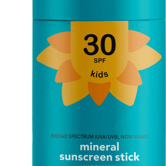 ATTITUDE Detská 100% minerálna ochranná tyčinka na celé telo (SPF 30) bez vône 85 g