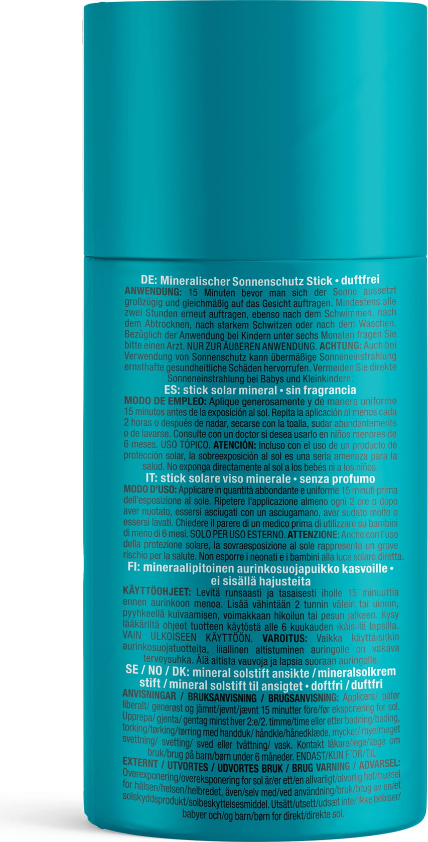 ATTITUDE Detská 100% minerálna ochranná tyčinka na celé telo (SPF 30) bez vône 85 g