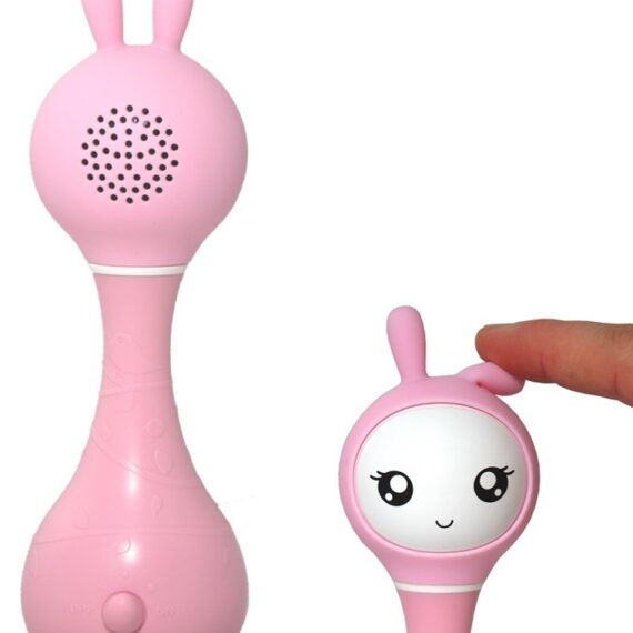 Alilo Smarty Bunny, Interaktívna hračka, Zajko ružový, od 0m+