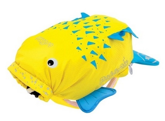 Trunki Paddlepak Nepremokavý Batoh, Ryba Spike, žltá