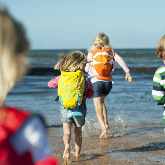 Trunki Paddlepak Nepremokavý Batoh, Ryba Spike, žltá