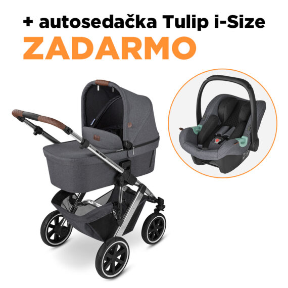 ABC DESIGN Kočík kombinovaný Salsa 4 Air 2023 asphalt Diamond