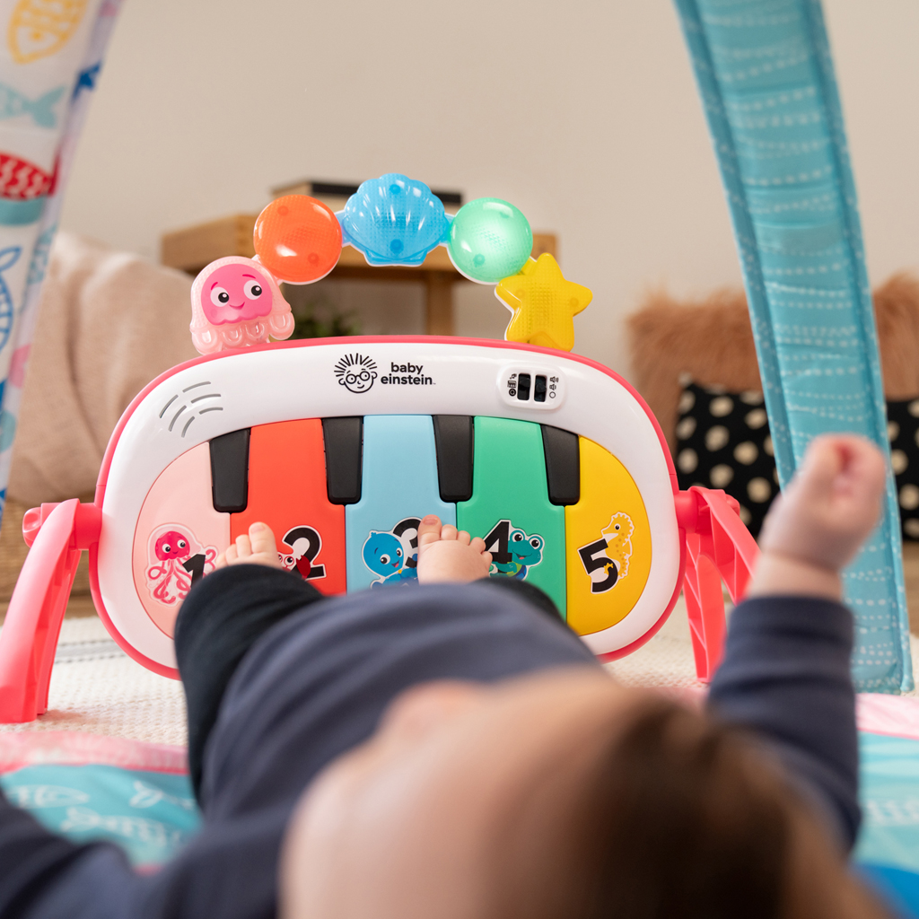 BABY EINSTEIN Deka na hranie s aktivitami 4v1 Kickin’ Tunes™ Jellyfish Jamboree™ 0m+