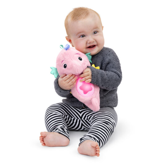 BABY EINSTEIN Hračka upokojujúca so senzorom plaču morský koník ružový Sea Dreams Seahorse™ 0m+