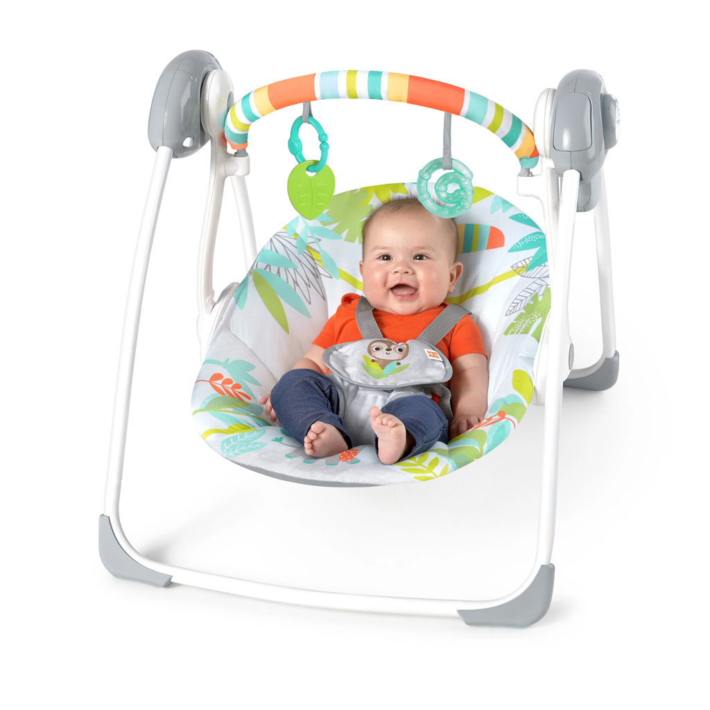 BRIGHT STARTS Hojdačka s melódiou Rainforest Vibes™ 0m+ do 9kg