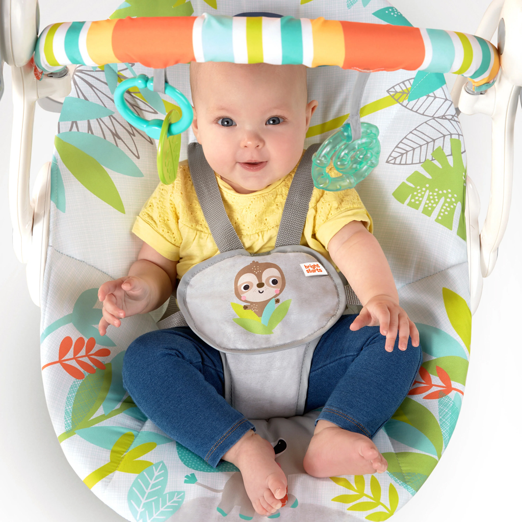 BRIGHT STARTS Hojdačka s melódiou Rainforest Vibes™ 0m+ do 9kg
