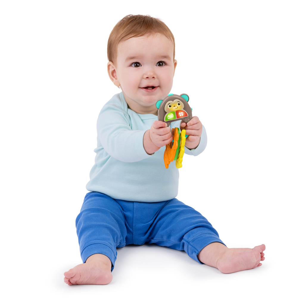 BRIGHT STARTS Hračka hudobná kľúče MonKeys™ 6m+
