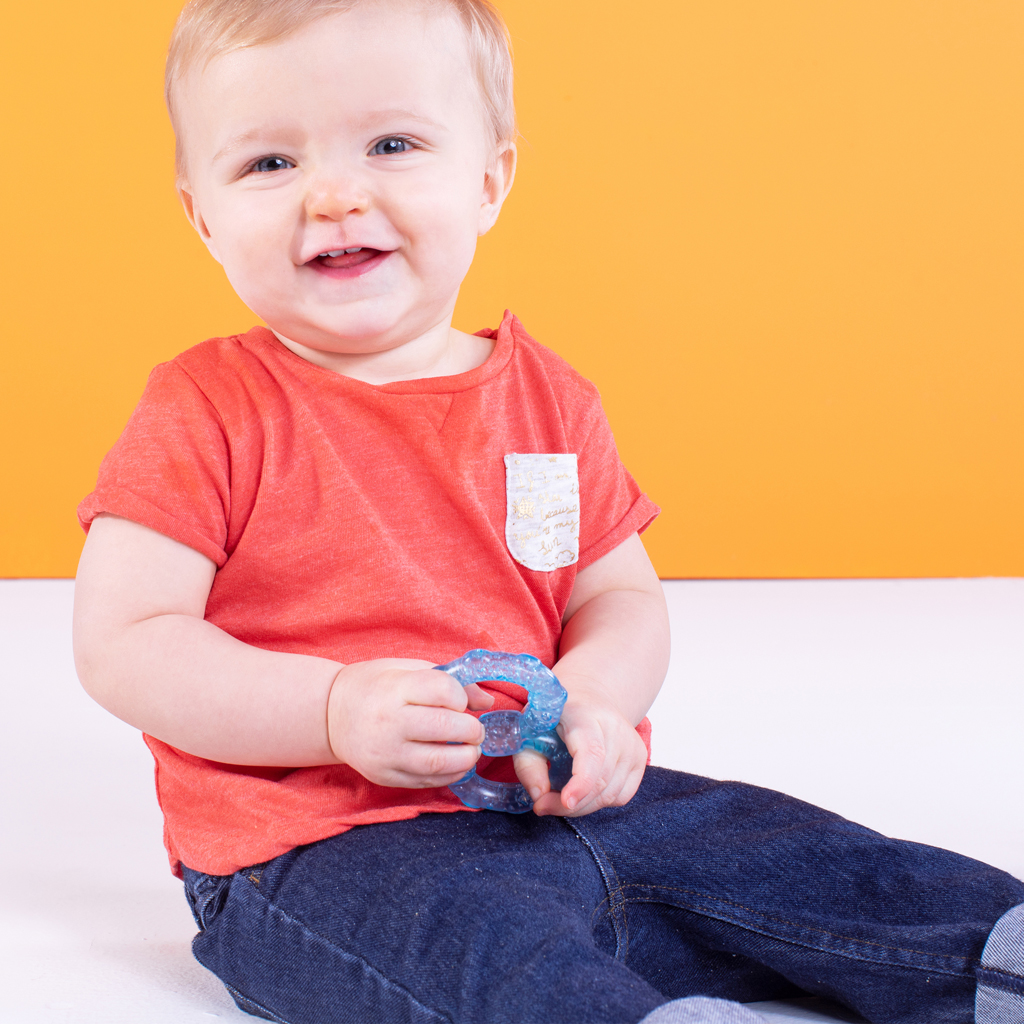 BRIGHT STARTS Hryzačka plnená vodou tvary Stay Cool Teethers™ 3ks, 3m+