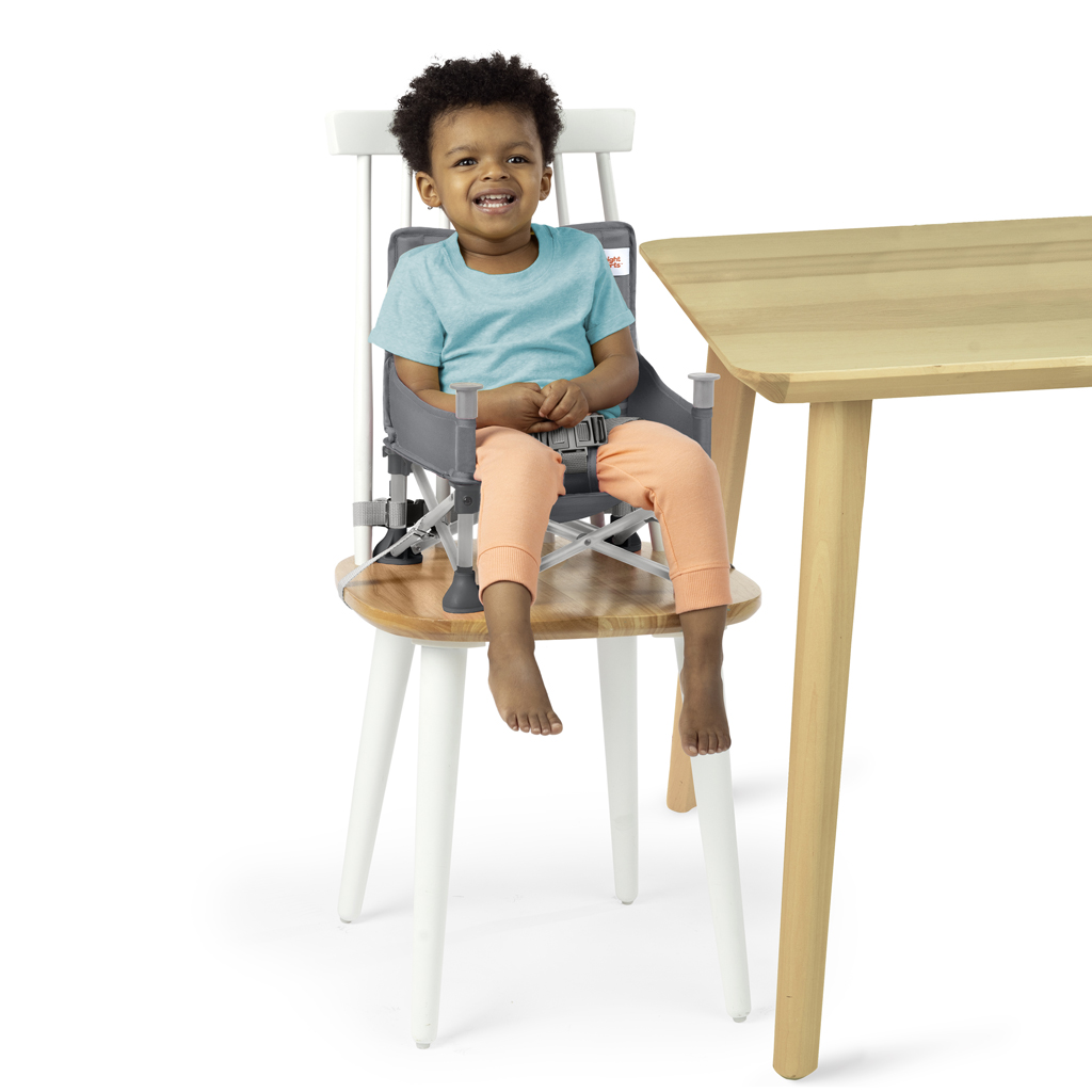 BRIGHT STARTS Stolička jedálenská prenosná Pop 'N Sit™ 6m+ do 15kg